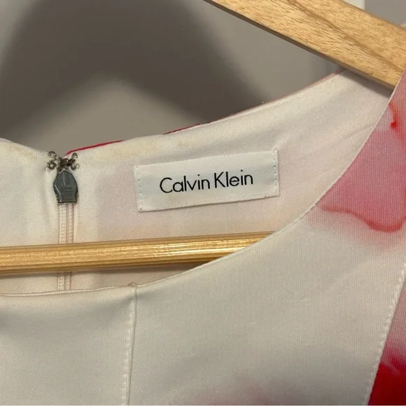 Calvin Klein Vibrant Floral Midi Dress - Picture 2 of 13